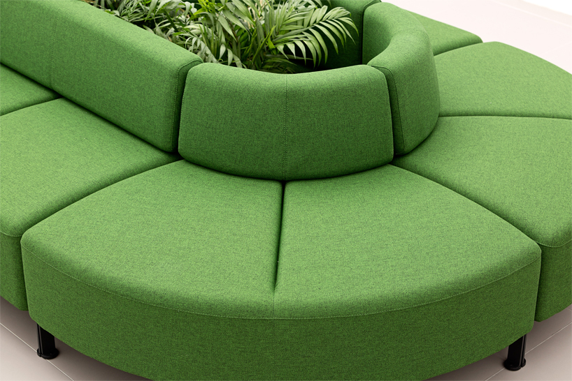 ACTIU bend modular soft seating adapts for work spaces and needs