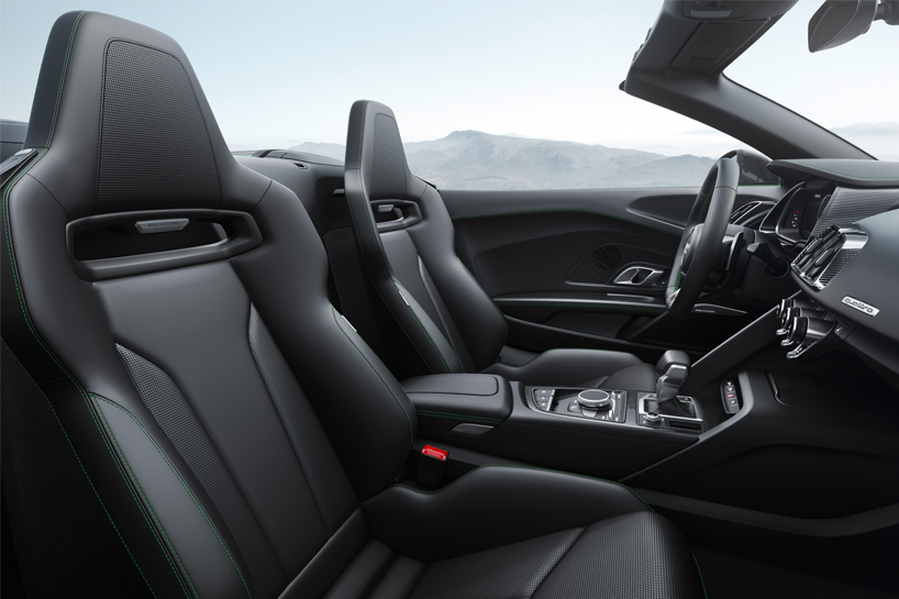 AUDI R8 spyder V10 plus delivers more power and more carbon-fiber