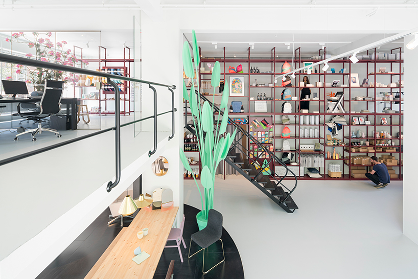 MVRDV designs groos concept store with full height shelving in rotterdam