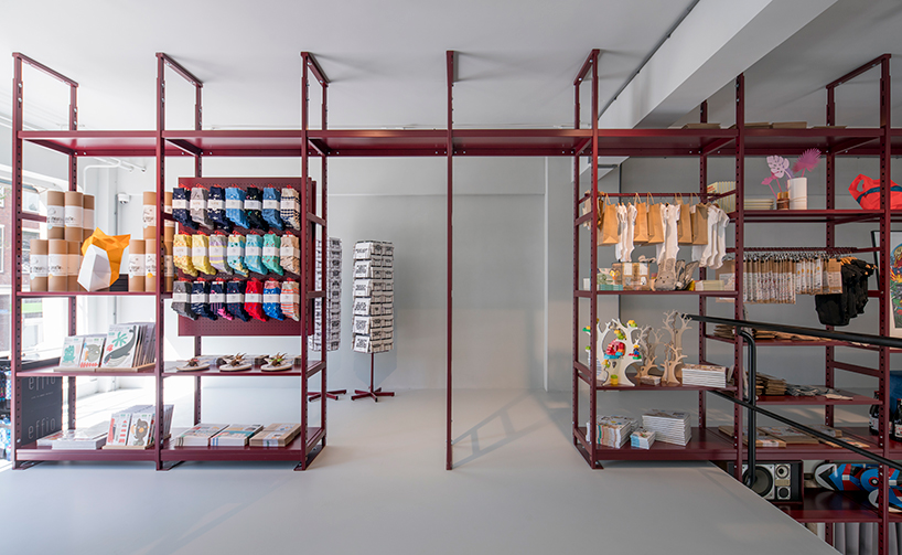 MVRDV designs groos concept store with full height shelving in rotterdam