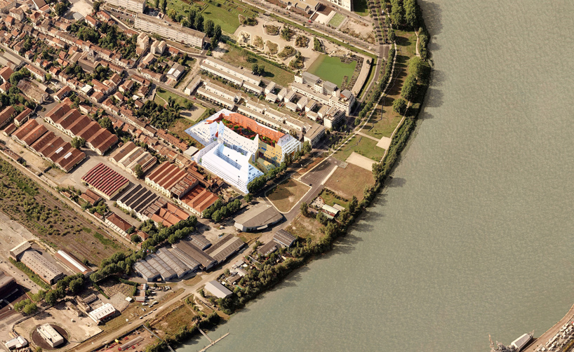 MVRDV starts work on a riverside neighborhood for bordeaux with angled façades