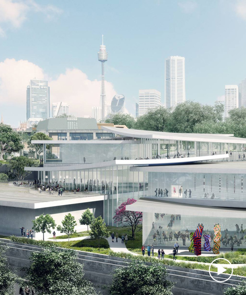 SANAA reveals new images of 'sydney modern project' as government backs expansion plans