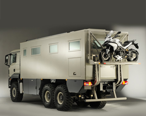 action mobil XRS 7200 expedition vehicle is a penthouse on wheels