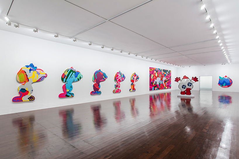 aranda\lasch conceives exhibition design for monumental KAWS show