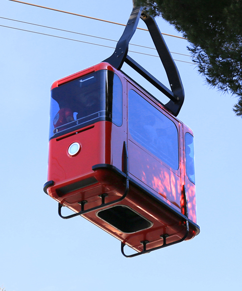 atelier 360 redesigns iconic mont-faron cable car by increasing visibility by 50 percent