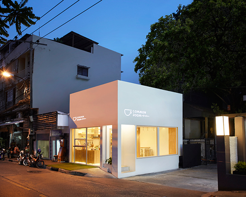 party space design creates a simple common room cafe in bangkok