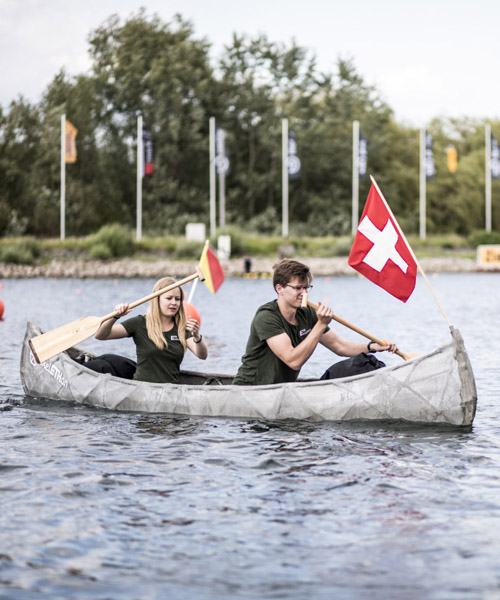 skelETHon 3D printed concrete canoe wins first prize at 16th concrete canoe regatta in germany