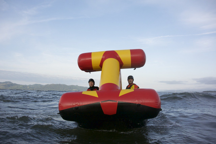 the creature craft is an anti-roll inflatable watercraft