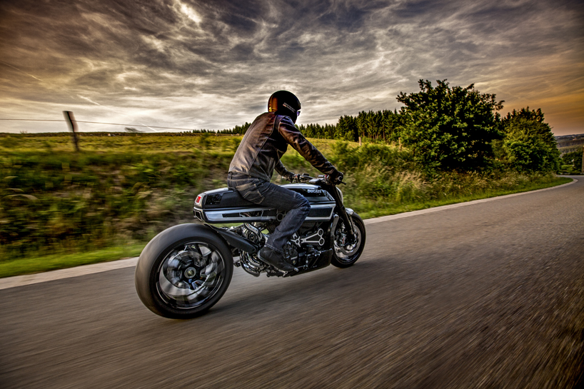 ducati brings custom xdiavel by krugger to the bikers’ classics at spa-francorchamps