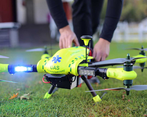 flypulse defibrillator drones get to the scene 4X faster than an ambulance