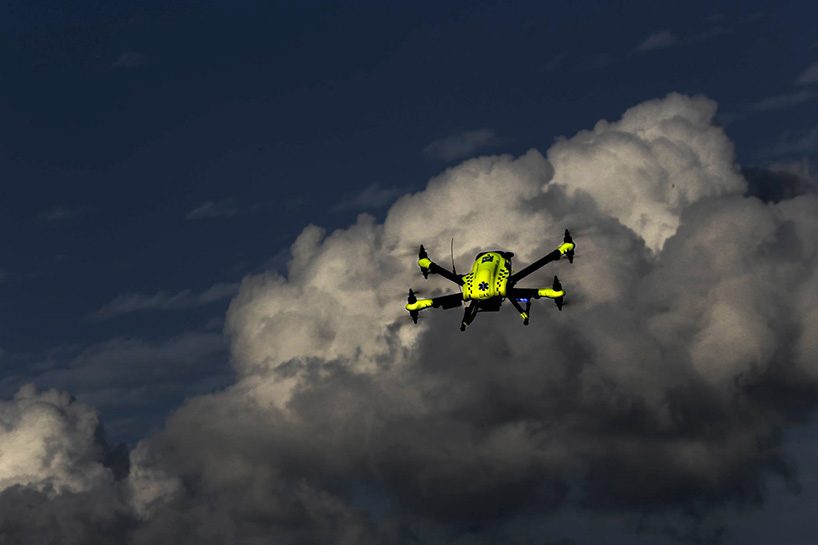 flypulse defibrillator drones get to the scene 4X faster than an ambulance