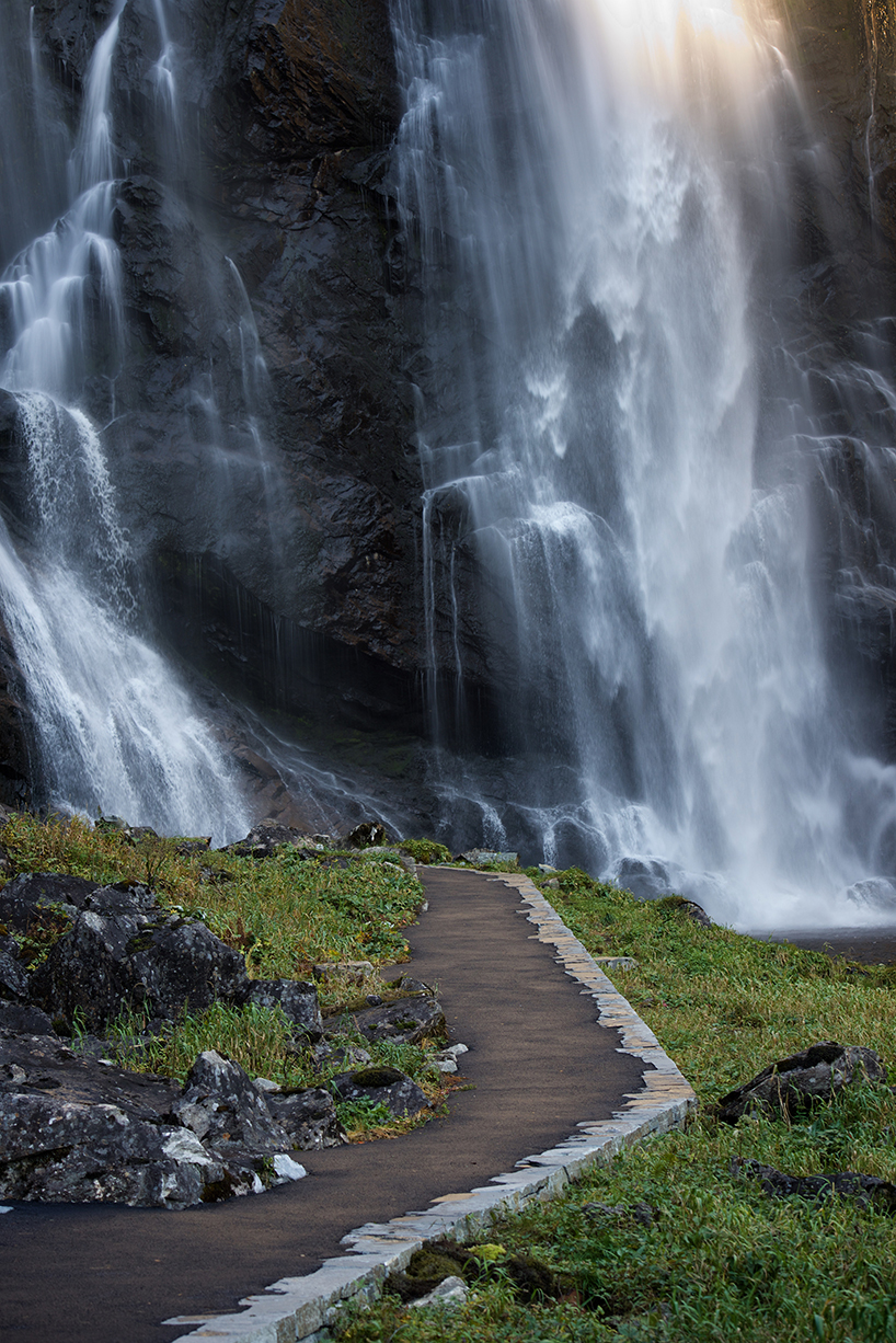 Skjervsfossen водопад