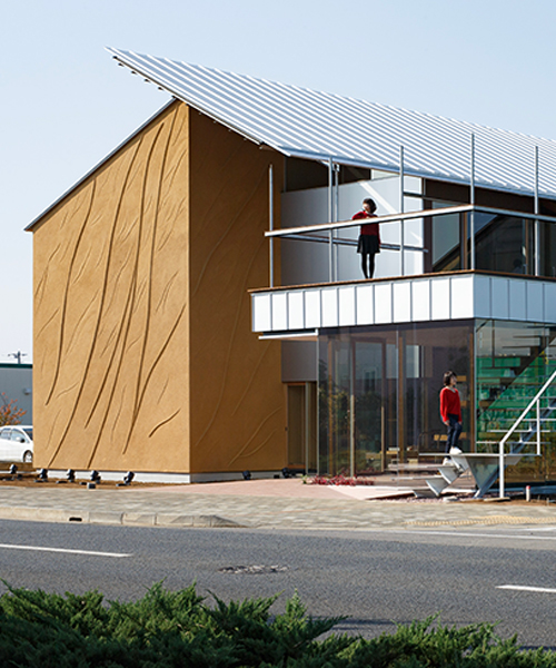 eureka + g architects studio complete roadside ono-sake warehouse in japan