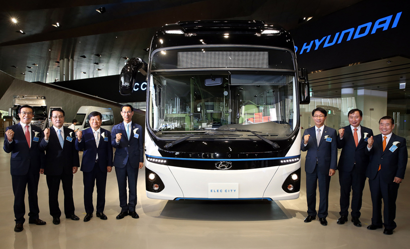 hyundai's first mass-produced electric bus elec city to arrive in 2018