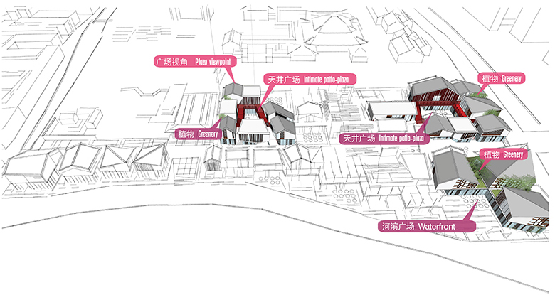100architects reactivate the west gate area of jiadin with multifunctional platform
