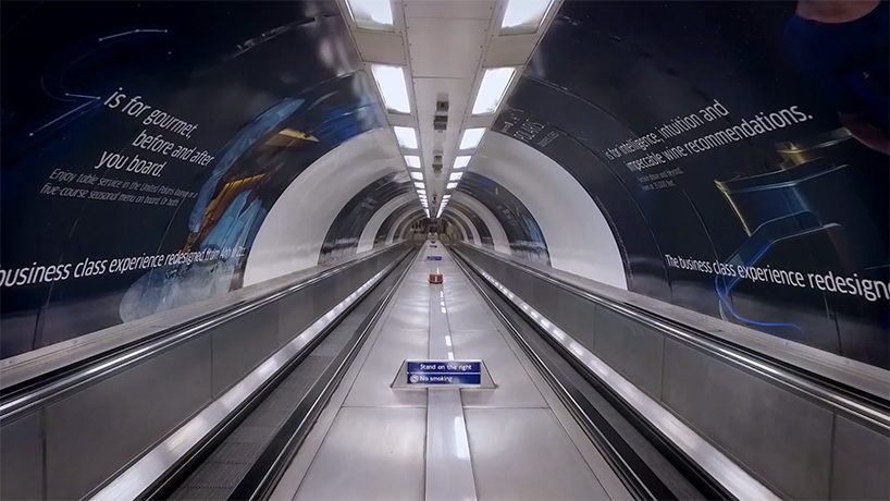 in return studio takes viewers on a winding journey of london's underground