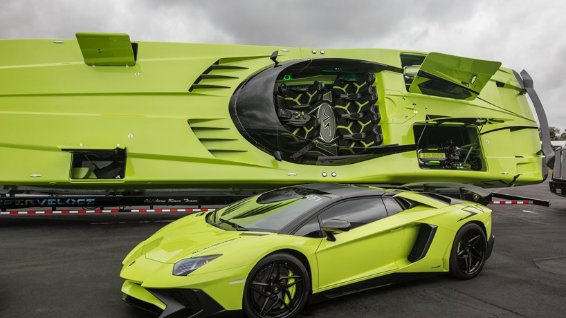 lamborghini aventador super veloce is a one-off performance speed boat