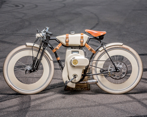 the local motors ariel cruiser is a board track racer with retro restyling
