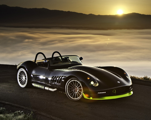 the lucra LC470 is a handbuilt, V8-engined convertible supercar