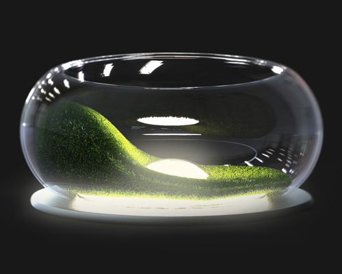 marko vuckovic's mosslamp fuses electronics with nature to effuse a sense of calm