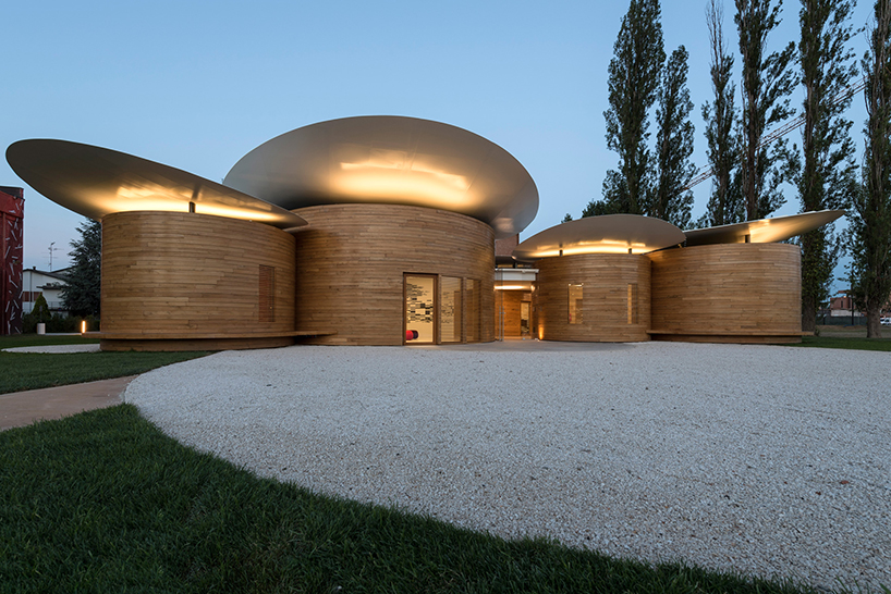 MCA completes house of music in italy as nine circular pavilions