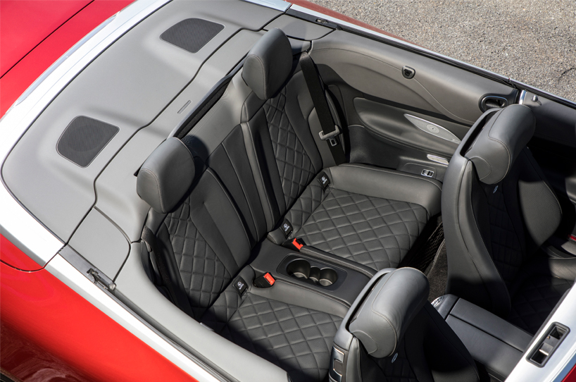 mercedes-benz E-class cabriolet driven through switzerland, france and italy