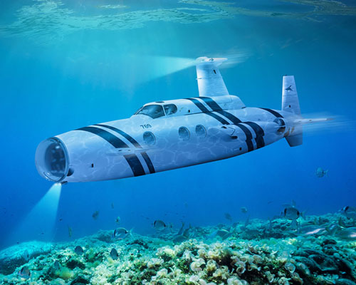 neyk's personal submarine is built to navy + NASA specifications