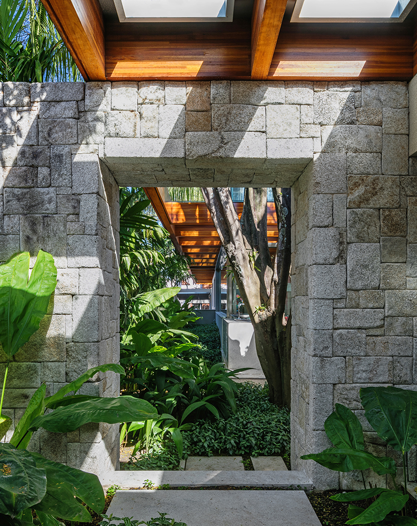 perkins + will builds a tropical house around a tree in são paulo