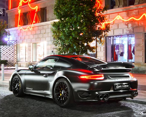 porsche 911 turbo S project dark knight by auto-dynamics