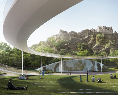 david adjaye, bjarke ingels, & sou fujimoto on shortlist of seven for edinburgh's ross pavilion
