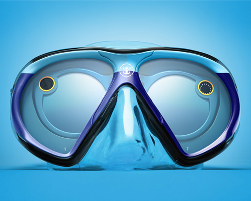 the 'seaseeker' mask transforms snapchat spectacles into underwater goggles