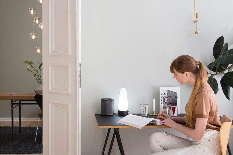 speech-enabled senic COVI doubles as interior light and smart home hub