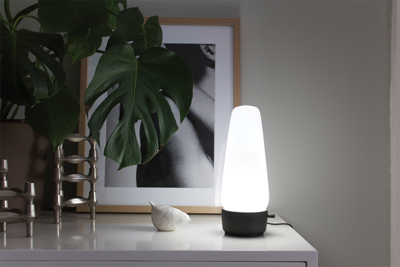 speech-enabled senic COVI doubles as interior light and smart home hub