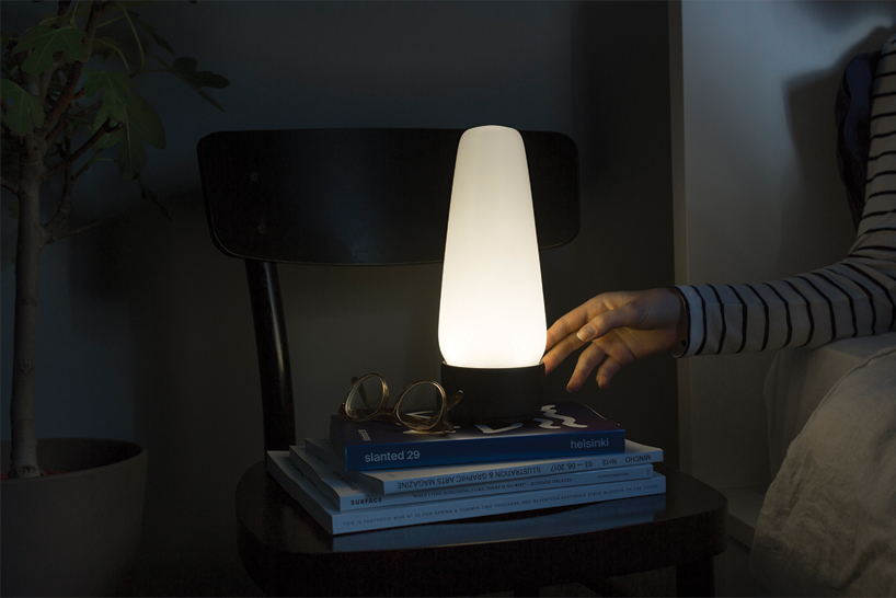 speech-enabled senic COVI doubles as interior light and smart home hub