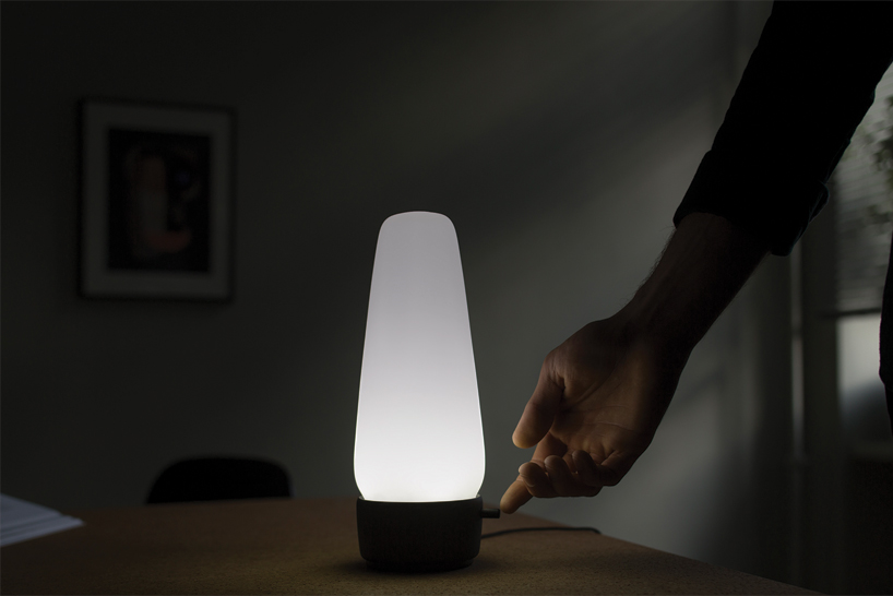 speech-enabled senic COVI doubles as interior light and smart home hub