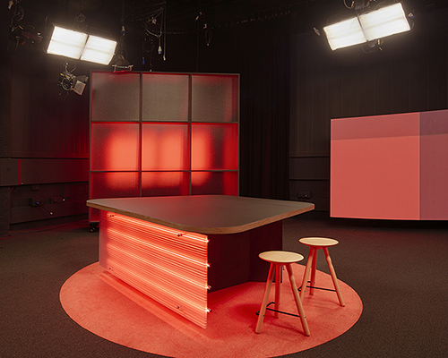 stefano colli redesigns spanish TV station using raw and minimal forms