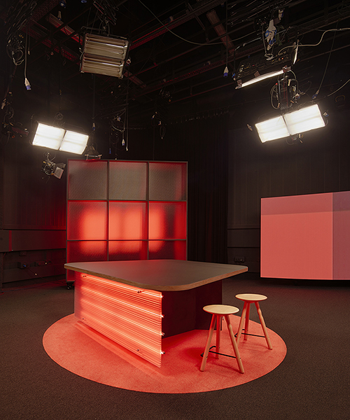 stefano colli redesigns spanish TV station using raw and minimal forms