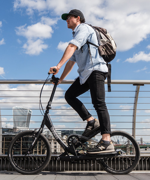 the stepwing fitness bike is a comfy cross-trainer for commuting