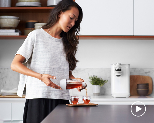 teforia leaf infuser brews perfect cup of tea with advanced algorithms