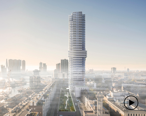 V8 architects plans to build a 150 meter high residential tower in the netherlands