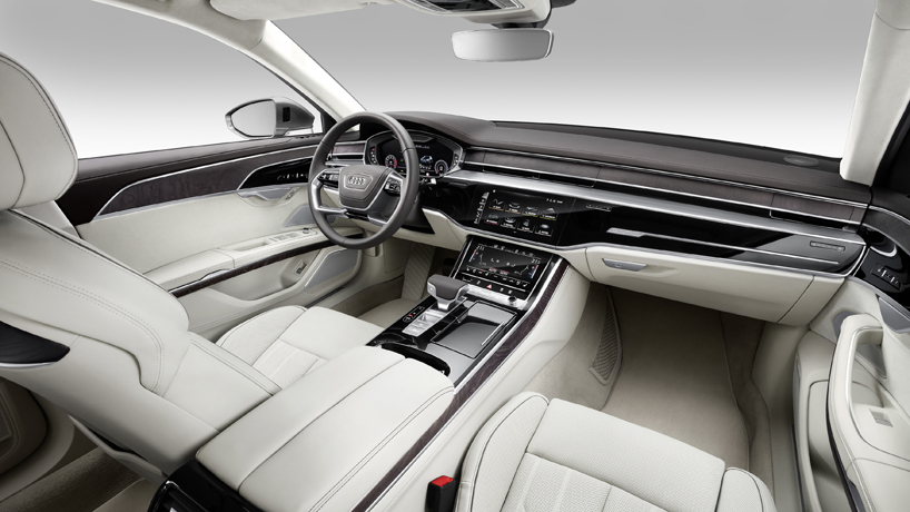 AUDI unveils its new A8 + A8 L: the future of the luxury class