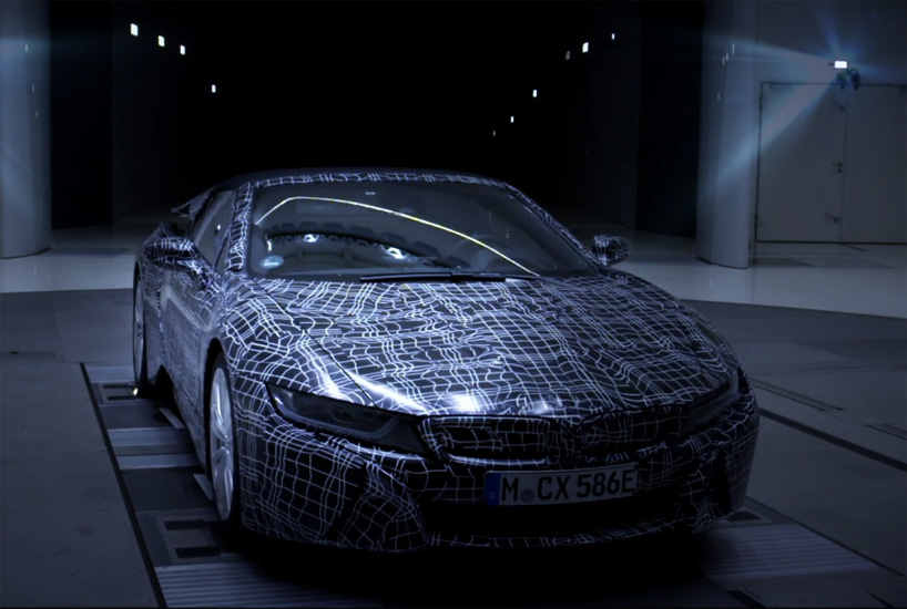 BMW teases the i8 roadster electric convertible sports car