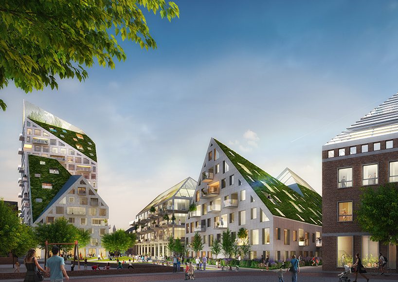 MVRDV to bring eco-residences with jagged silhouettes to eindhoven