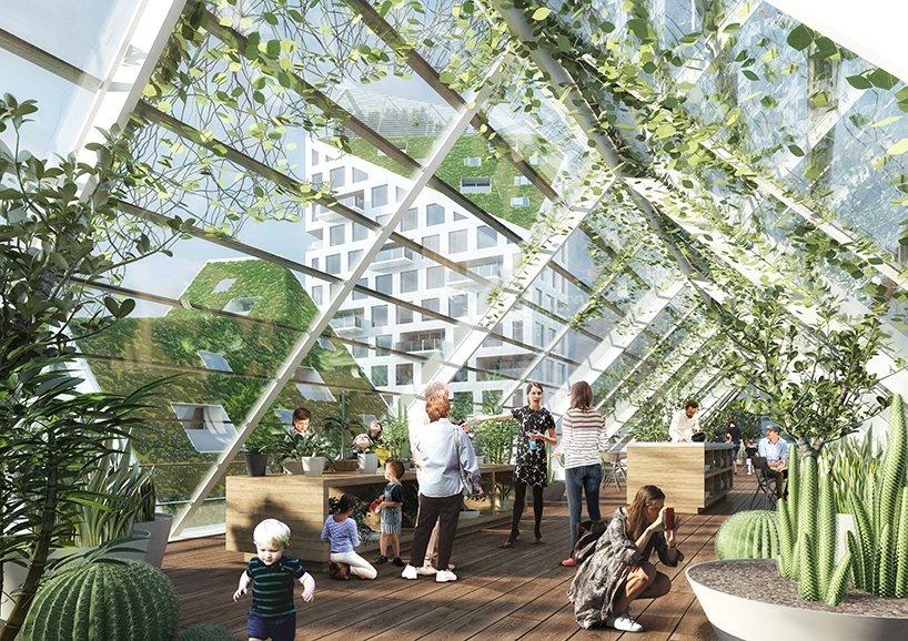 MVRDV to bring eco-residences with jagged silhouettes to eindhoven