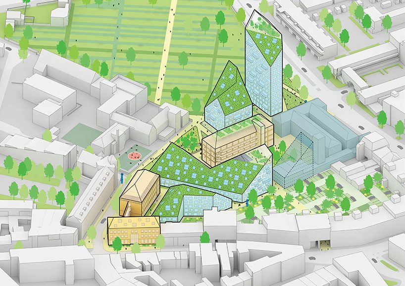 MVRDV to bring eco-residences with jagged silhouettes to eindhoven