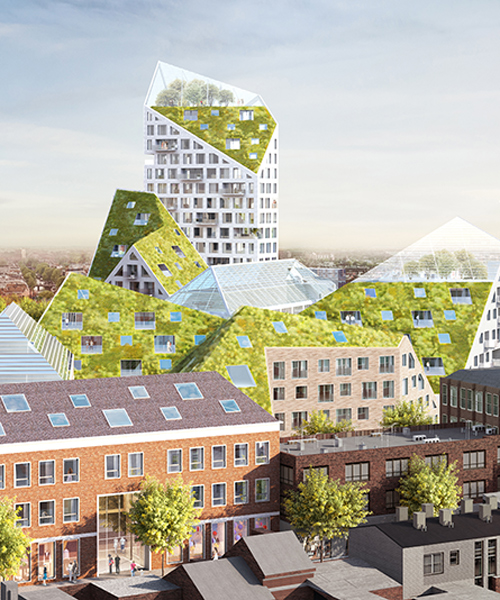 MVRDV to bring eco-residences with jagged silhouettes to eindhoven