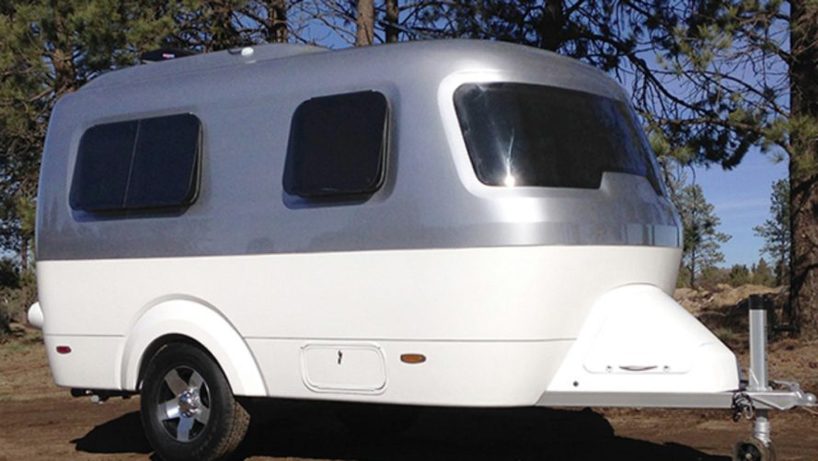 airstream unveils ultra-lightweight nest trailer