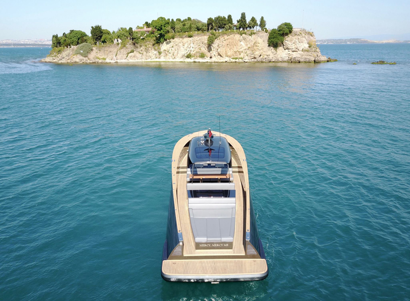 alen yacht's 45 day boat is made for cruising rough waters