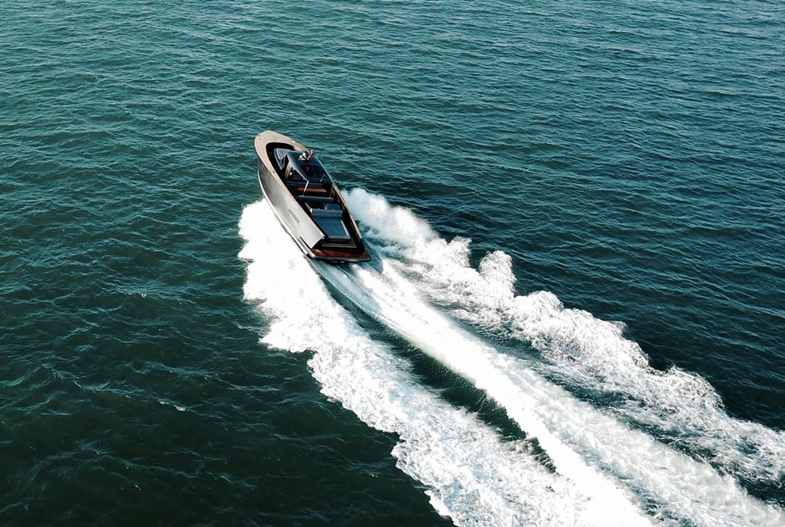 alen yacht's 45 day boat is made for cruising rough waters
