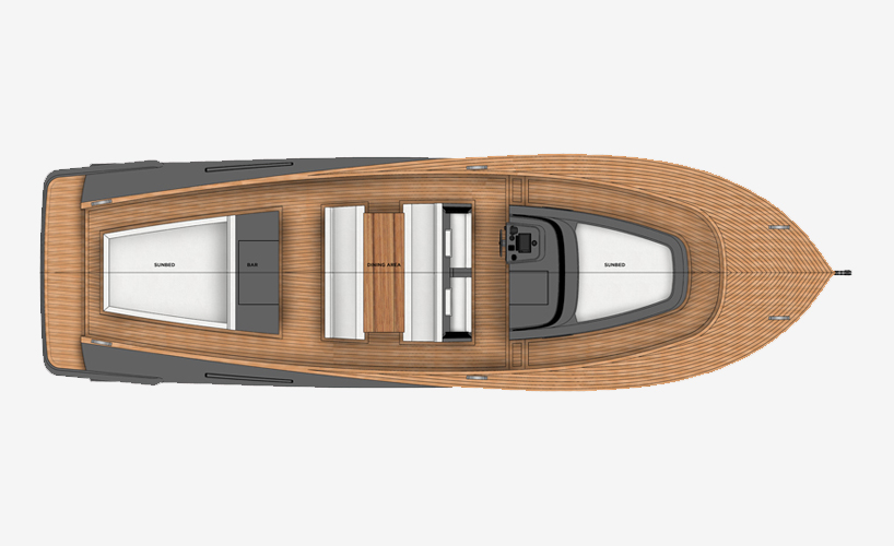 alen yacht's 45 day boat is made for cruising rough waters